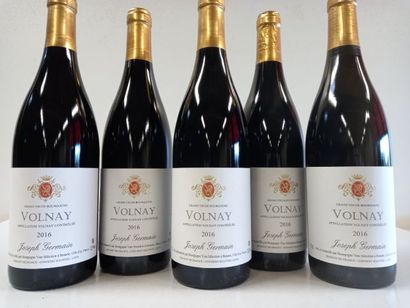 null 5 bouteilles de Volnay Rouge 2016 Joseph Germain