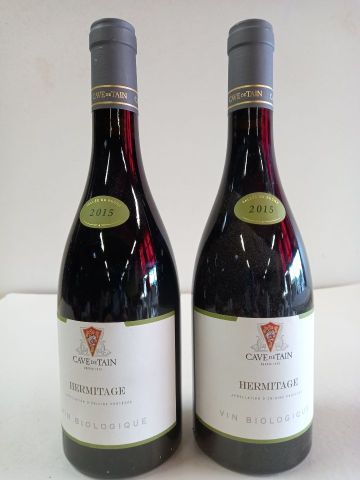 null 2 bouteilles de Hermitage Rouge 2015 Grand Millésime bouteilles lourdes façon...