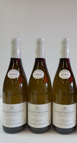 null 3 bouteilles de Pernand-Vergelesses Premier Cru 2020 Sous Frétille André Go...