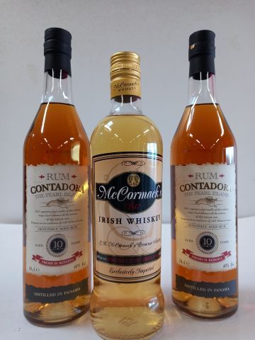 null Lot de 3 bouteilles:

1 Whisky MC Cormarch's Iris Whisky Prémium sélection Irland...