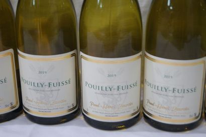 null 6 bouteilles de Pouilly Fuissé, 2019, Paul-Henri Lacroix.