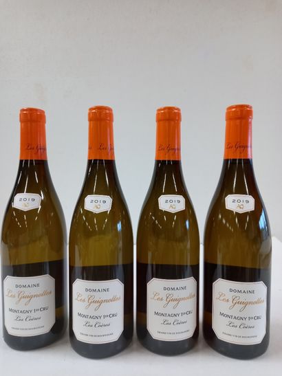 null 4 bouteilles de Montagny 1er Cru Les Coères 2019 Grand Vin blanc de la Bourgogne...