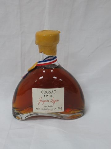 null Bouteille de Cognac Jacques Lagan, Brut de fûts, 1912. 70 cl.
