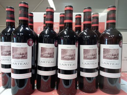 null 12 bouteilles de Château Larteau 2014 Vignoble Angliviel De La Beaumelle Bordeaux...