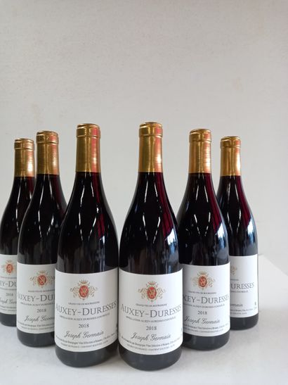null 6 bouteilles de Auxey Duresse Rouge Récolte 2018 Joseph Germain