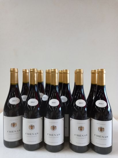 null 12 bouteilles de Chénas Cru du Beaujolais 2017 AOC