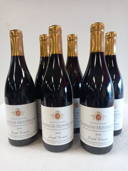 null 6 bouteilles deChassagne Montrachet Rouge 2018 Bourgogne Joseph Germain