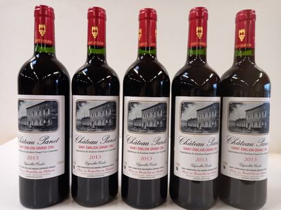 null 5 bouteilles de Saint Emilion Grand Cru 2013 Château Panet Vignobles Carles...