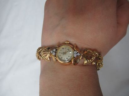 OMEGA Ladies' jewelry watch in 18k yellow...