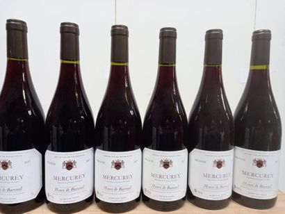 null 6 bottles of Mercurey Red 2017 Le Comte Henri de Bareuil