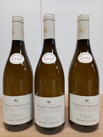 null 3 bottles of Pernand Vergelesse 2020 1er Cru Sous Frétille André Goichot