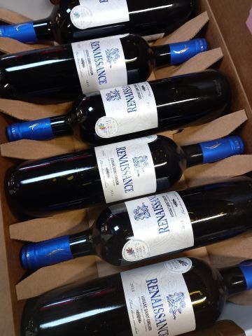 null 6 bottles of Lussac Saint Emilion 2016 La renaissance Silver Medalist maturing...