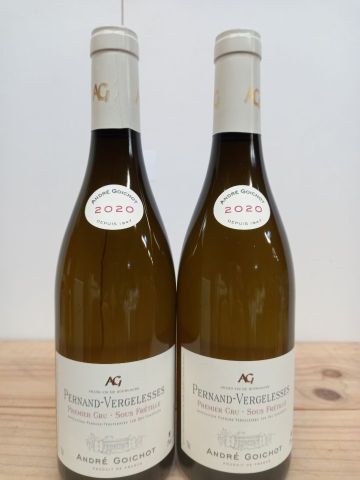 null 2 bottles of Pernand Vergelesse 2020 Sous Frétille Blanc André Goichot