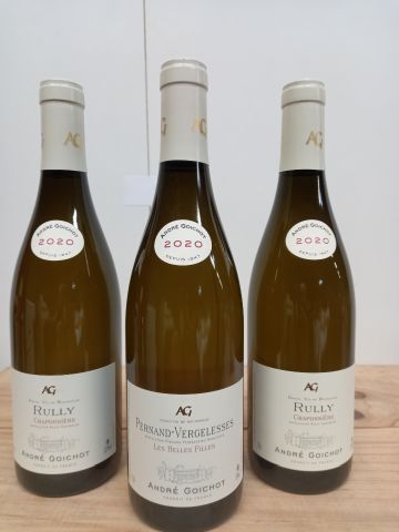 null Lot including :

2 Rully Chaponnière White 2020 Grand Vin de Bourgogne A. Goichot

1...