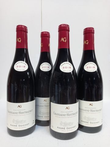 null 4 bottles of Chassagne-Montrachet Red 2018 Burgundy André Goichot