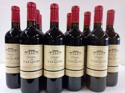 null 12 bottles of Château de Vacques 2012 Bordeaux Sainte-Fay-Bordeaux owner-ha...