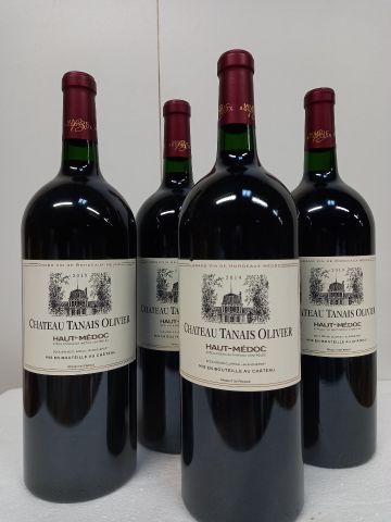 null 4 Magnums (150cl) Haut Médoc 2019 Château Tanais Olivier Grand Millésime Le...