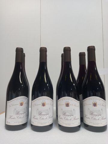 null 8 bouteilles de Hautes Côtes de Beaune Rouge 2018 Domaine de la Tassé d'Or