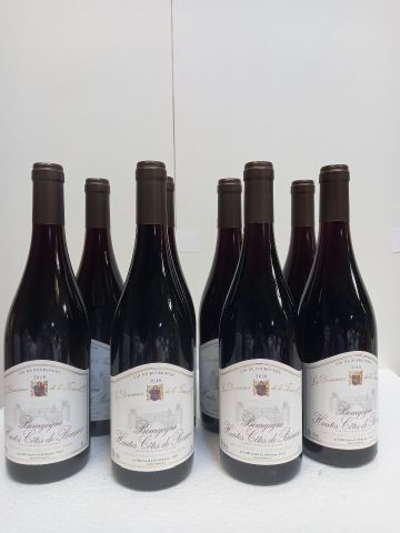 8 bouteilles de Hautes Côtes de Beaune 2018...