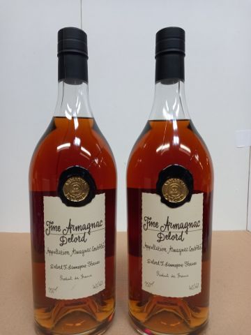 2 Magnums (150cl) Fine Armagnac Famille Delord...