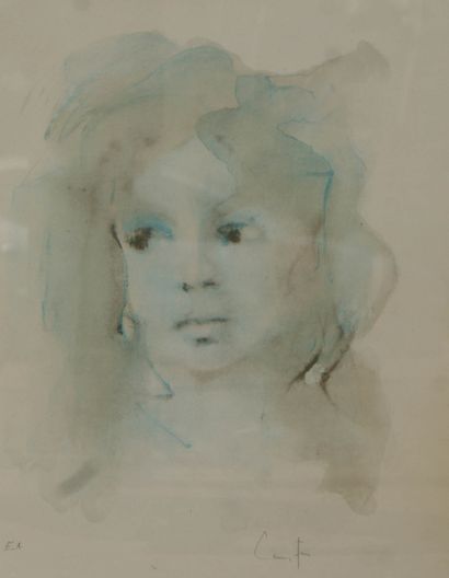 null After LEONOR FINI

 "Young girl".

Lithograph in colors, artist's proof signed...