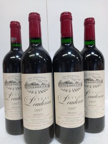 null 4 bouteilles Château Loudenne 1997 Médoc Cru Bourgeois propriétaire récoltant...