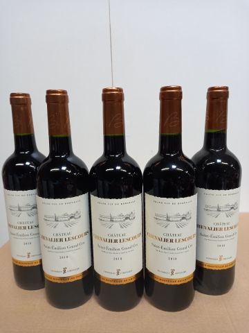 null 5 bottles of Saint Emilion Grand Cru 2018 Château Chevalier Lescours Vignobles...
