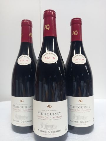 null 3 bouteilles de Mercurey 1er Cru 2019 Les Byots André Goichot