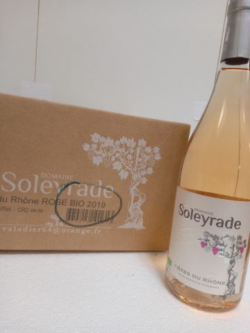null 9 bouteilles de Domaine de Soleyrade 2019 Rosé Vignoble Valadier Millésime sur...