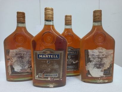 4 Très vieilles bouteilles VS Fine Cognac...