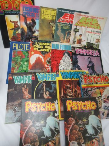 null Lot de 13 magazines de science fiction. Circa 1970/80.