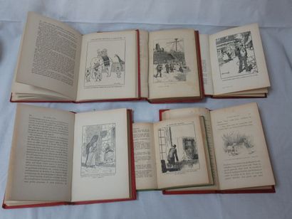 null Lot de 4 livres : "Mémoire d'un Perroquet" - "Les Mésaventures du Mousse Jean"...