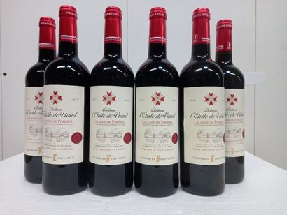 null 6 bouteilles de Lalande de Pomerol 2019 Château l'étoile de Viaud Vignobles...