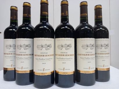 null 6 bouteilles de Saint Emilion Grand Cru 2019 Chevalier Lescours Vignobles C...