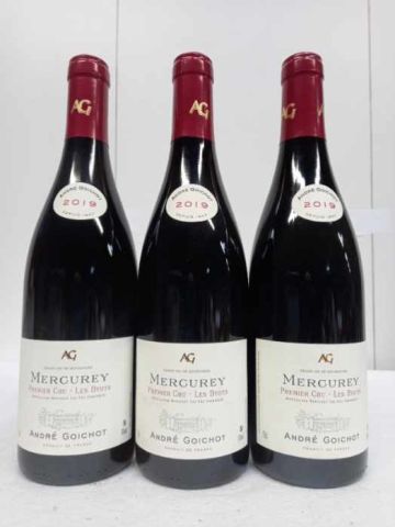 null 3 bottles of Mercurey Rouge Les Byots Premier Cru 2019 André Goichot