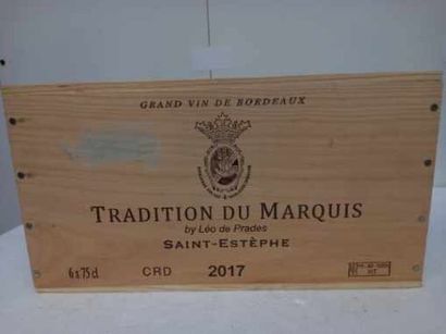 null 6 bottles of Marquis de St Estèphe 2017 La tradition du Marquis By Léo de Prades...