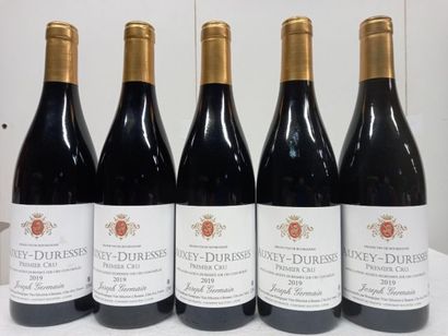 null 5 bottles of Auxey Duresses 1er Cru 2019 Bourgogne Joseph Germain