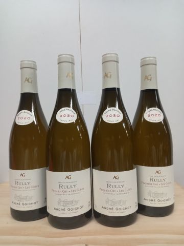 null 4 bottles of Bourgogne Blanc Rully 1er Cru -les -cloux 2020 Grand Vin de bourgogne...
