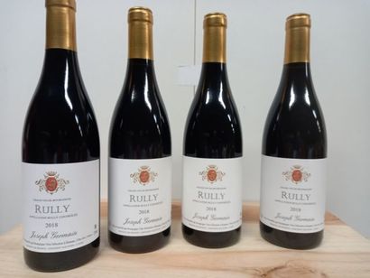 null 4 bottles of Burgundy 2018 Rully Rouge Joseph Germain