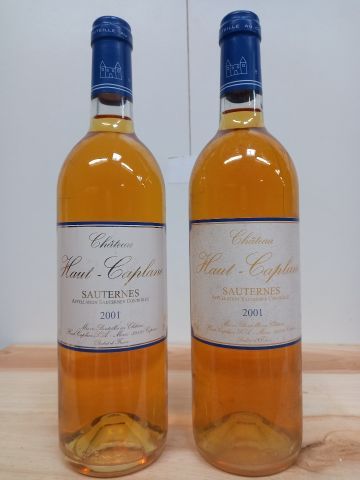 null 2 bottles of Sauternes 2001 Château Haut Caplane owner-harvesters