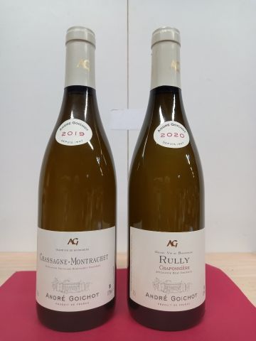 null Lot including: 

1 Chassagne Montrachet Blanc 2019 André Goichot 

1 rully Blanc...