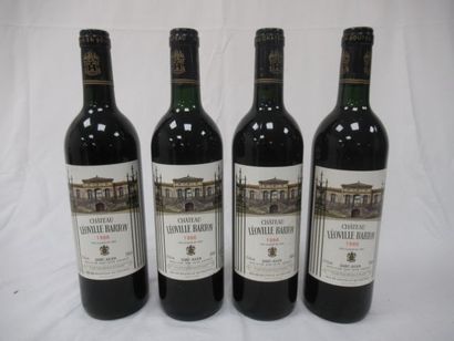 null 4 bottles of Saint Julien, Château Léoville Barton, 1986