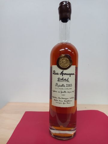 null Bottle Bas-Armagnac harvest 2003 Delord family Bottled on May 10, 2022 70cl,...