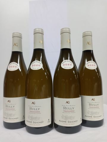 null 4 bouteilles de Rully Blanc La Chaponnière 2020 André Goichot