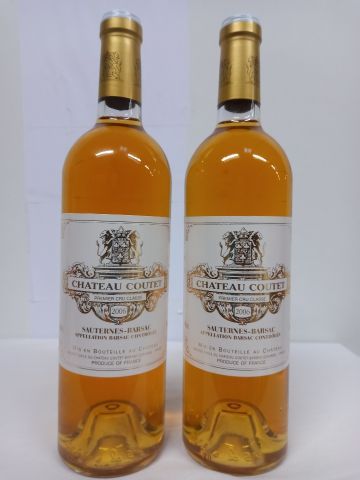 null 2 bouteilles de Château Coutet 2006 1er Grand Cru Classé Sauternes