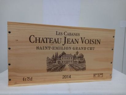 null 6 bouteilles de Saint Emilion Château Jean Voisin 2014 Les Cabanes. CBO