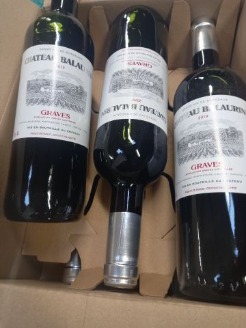 null 12 bouteilles de Château Balaurin 2019 Graves Rouge propriétaire récoltant