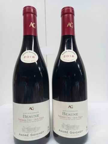 null 2 bouteilles de Beaune 1er Cru Aux Cras 2016 André Goichot
