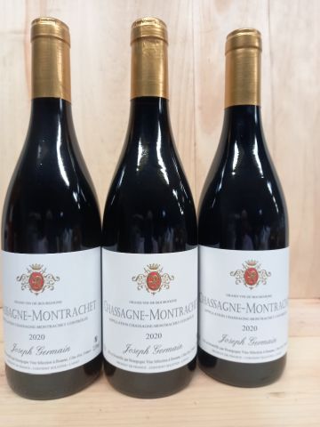 null 3 bouteilles de Chassagne-Montrachet 2020 Bourgogne Joseph Germain