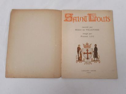 null Lot de 2 livres pour enfant : "Saint Louis" et "Faust". Brochés.